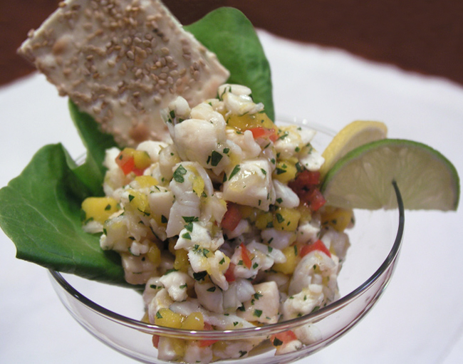 Select Seafood Ceviche with Assorted Chips for Dipping